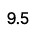 9.5 USA